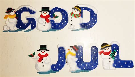 Celina Chrismas Perler Beads How To Make Beads Snowman Hobby