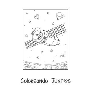 10 Dibujos de Satélites para Colorear Gratis Coloreando Juntos