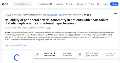 Reliability Of Peripheral Arterial Tonometry In Patients With Heart