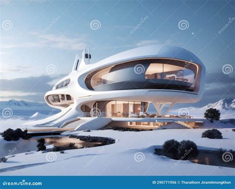 Beyond Four Walls The Futuristic Home Of Your Dreams Stock