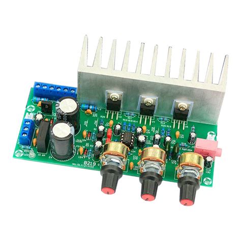 TDA2050 + TDA2030 2.1 Three-Channel Subwoofer Amplifier Board Finished