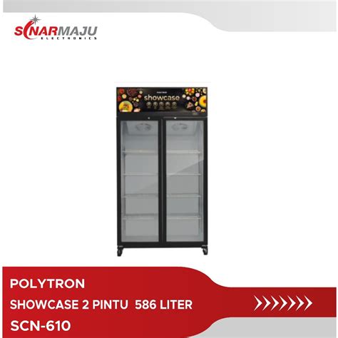 Jual Showcase Pintu Polytron Liter Scn Scn Shopee