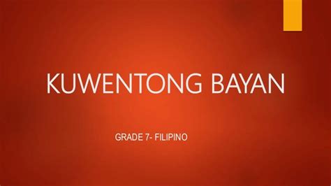 Limang Kwentong Bayan J Net Usa