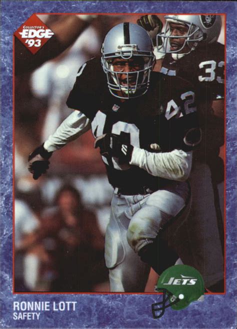 1993 Collector S Edge 157 Ronnie Lott NM MT Big Mac Sportscards