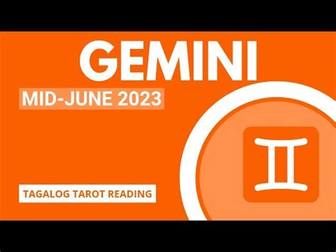 Gemini Mga Choices At Changes Para Sau Mid June Tagalog Tarot