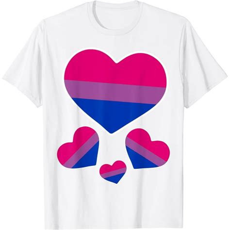 Lgbtqia Bisexual Heart Love Bi Pride Month Lgbt Bisexual T Shirt