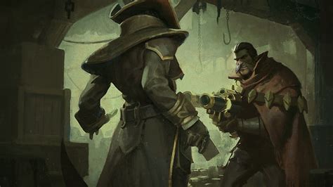 Hd Wallpaper League Of Legends Graves Twisted Fate Wallpaper Flare