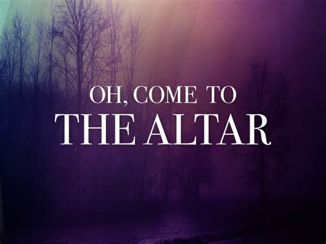 Oh Come To The Altar Video Worship Song Track With Lyrics Playback