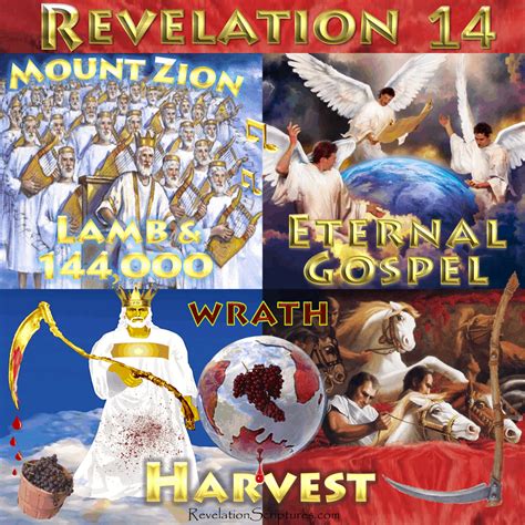 Revelation 14 Lamb And 144000 Everlasting Gospel And Wrath