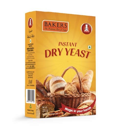 Active Instant Dry Yeast Pack Of 4 Bakers Food India