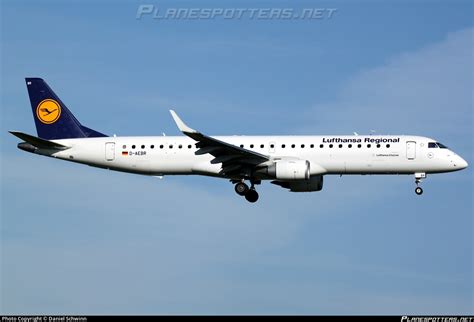 D AEBR Lufthansa Regional Embraer ERJ 195LR ERJ 190 200 LR Photo By