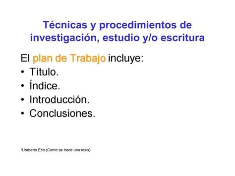 Ppt T Cnicas Y Procedimientos De Investigaci N Estudio Y Powerpoint