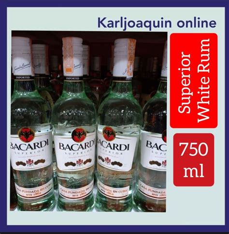 Bacardi Superior White Rum 1 X 750ml Lazada Ph