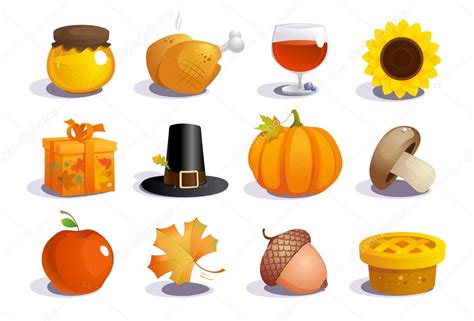 Thanksgiving day symbols. — Stock Vector © slena #33137793