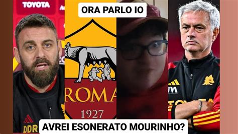 ROMA MOURINHO IN O OUT VI DICO LA MIA E DE ROSSI I FRIEDKIN E LA