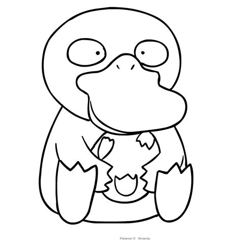 Pokemon Psyduck Coloring Pages