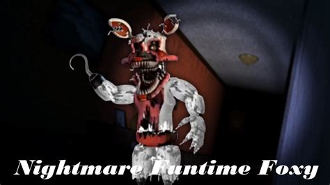 Speed Edit Fnaf Making Nightmare Funtime Foxy Youtube