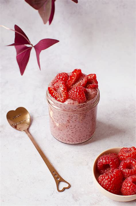 Pudding De Chia La Framboise Vegan Et Sans Gluten Douce Addiction