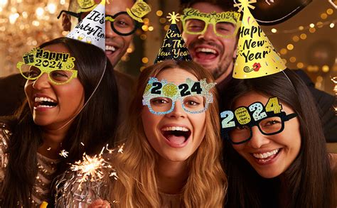 DPKOW 2025 New Year Eve Party Supplies New Year Photo Booth Props New