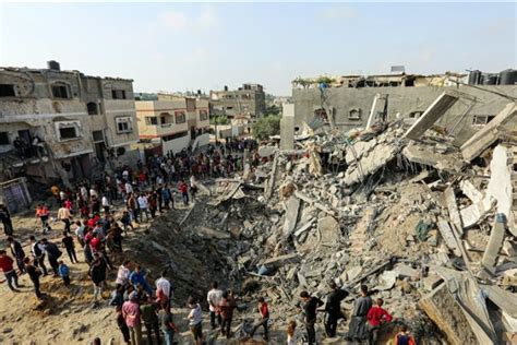 Gedung Gedung Di Gaza Rata Dengan Tanah Usai Serangan Balas Dendam