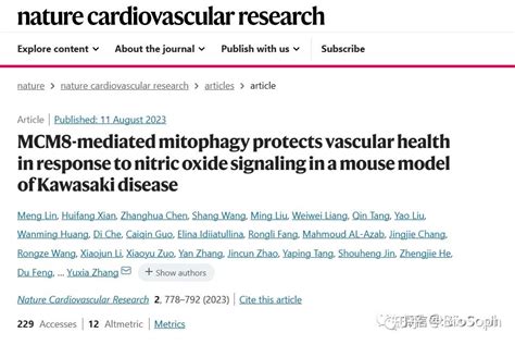 Nature Nature Cardiovascular Research