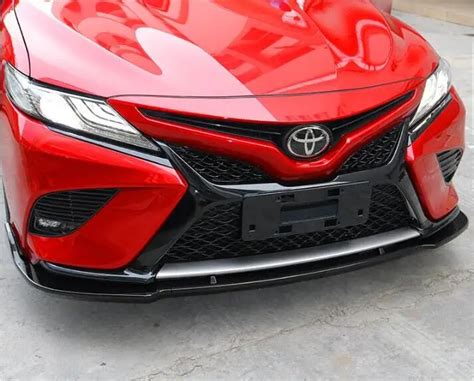 ABS Carbon Fiber Front Lip Splitters Bumper Aprons Flaps Spoiler For