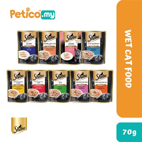 Sheba Pouch G Wet Cat Food Makanan Kucing Basah Shopee Malaysia