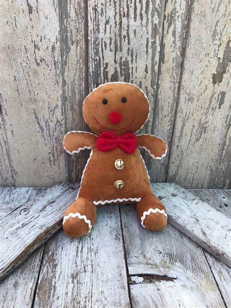 Gingerbread Wreath Attachment Christmas Gingerbread Man Etsy