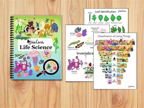 Science Posters and Workbook12 Elementary Lessons for Kids on | Etsy