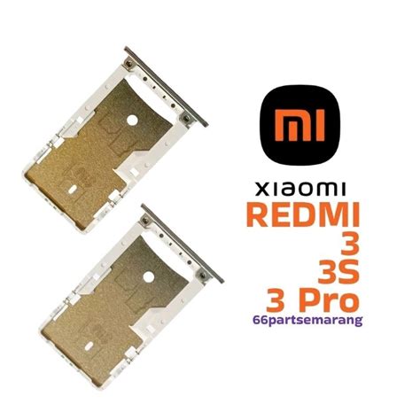 Jual Simlock Simtray Tempat Sim Xiaomi Redmi 3 3s 3 Pro Original