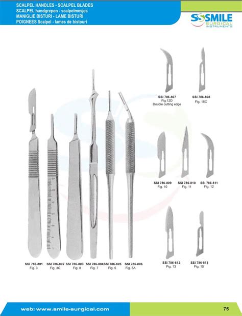 All Types Of Scalpel Handles Are Available Smile Surgical Instruments