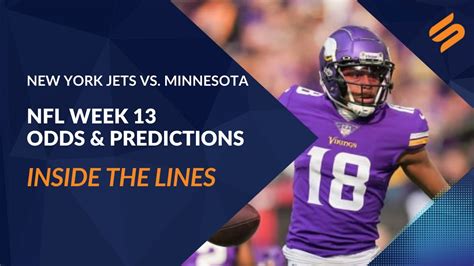 Jets Vs Vikings Point Spread Nfl Week Odds Prediction Inside The