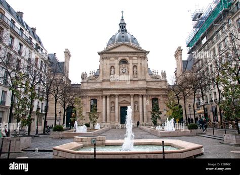 Place de la Sorbonne university of Paris France Stock Photo - Alamy