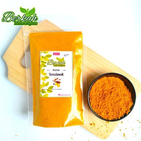 Jual Temulawak Bubuk Murni 100gram Curcuma Zanthorrhiza Shopee