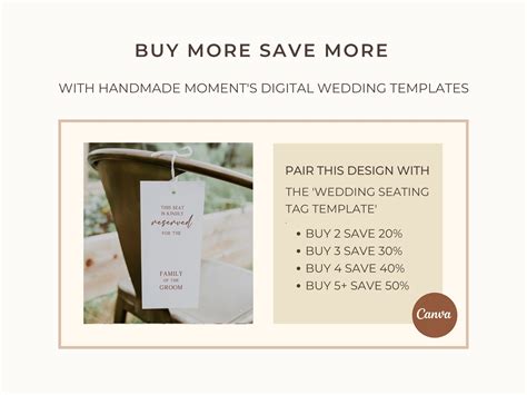 Wedding Program Template Ceremony Program Wedding Template Bifold