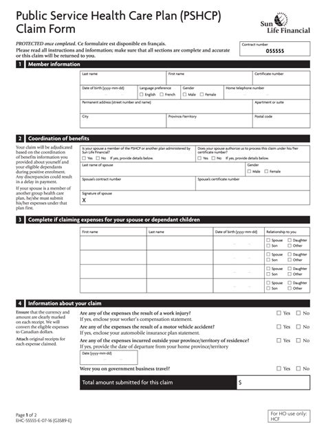 Sunlife Claim S 2010 2025 Form Fill Out And Sign Printable Pdf