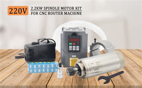 Rattmmotor Cnc Vfd Spindle Motor Kits Kw V Water Cooled Spindle