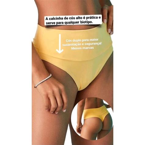 Kit 3 calcinhas Pala Alta fio dental Da Excelência Lingerie TAM M