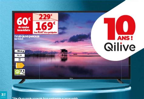 Promo Tv Led Qilive Q H B Chez Auchan Icatalogue Fr