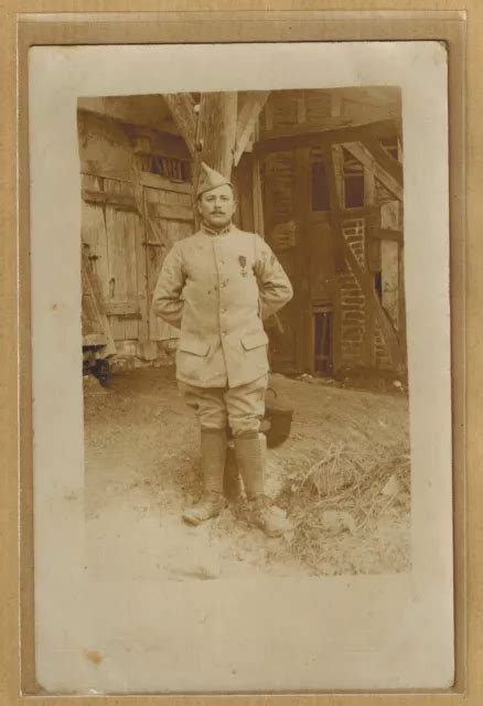 Cpa Carte Photo Militaire E R Giment D Infanterie De Lons Le Saunier