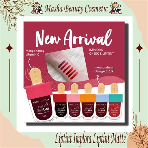 Jual IMPLORA Cheek Lip Tint Model Ice Cream Jelly Tint Set Liptint