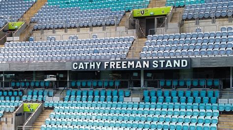 Sydney Olympic Stadium Grandstand Named The Cathy Freeman Stand News