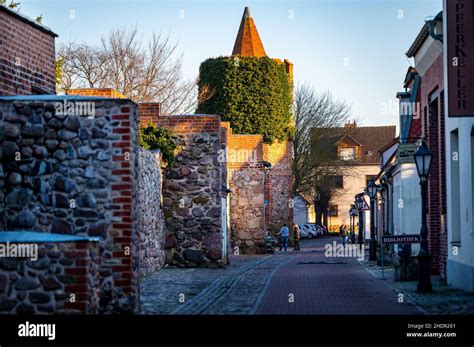 Beeskow Germany Th Jan View Of The City Wall On Mauerstra E