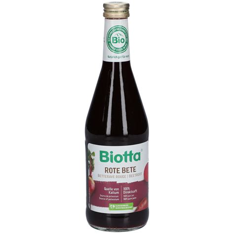 Biotta BIO Rote Beete Saft 500 Ml Shop Apotheke