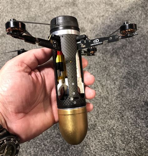A Drone that you fire out of a 40mm Grenade Launcher : Multicopter