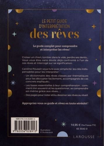 Le petit guide d interprétation des rêves Caroline Poussin Livres