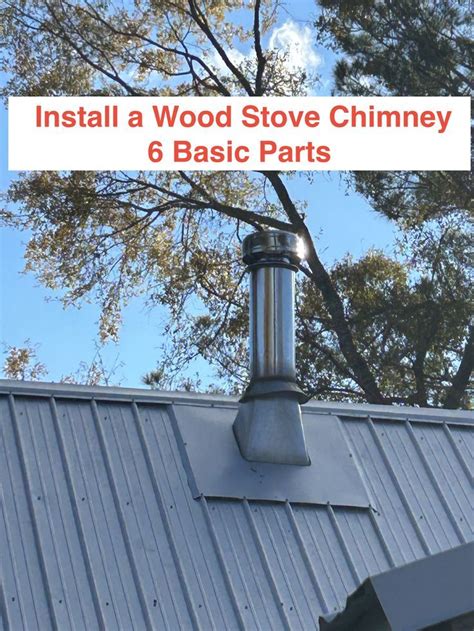 Wood Stove Chimney Pipe Installation Wood Stove Chimney Wood Burning