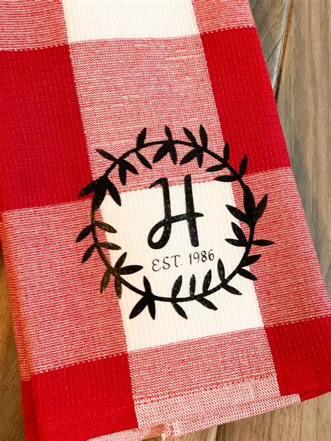 Personalized Christmas towels | Etsy