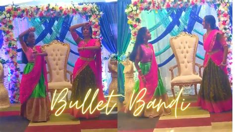 Bullet Bandi Dance Cover By Samhitha And Akaanksha Mohana Bhogaraju