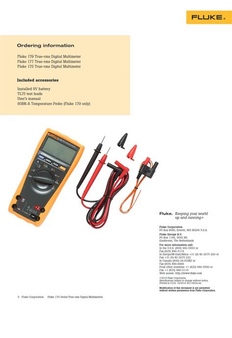 Fluke 175 Digital Multimeter at ₹ 39975 | Fluke Multimeter in New Delhi | ID: 2852616862488